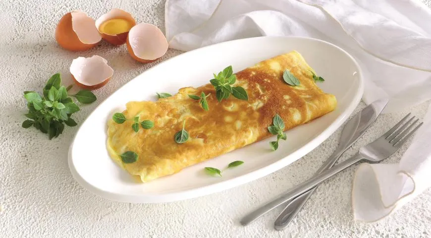 Omletă franțuzească cu brânză